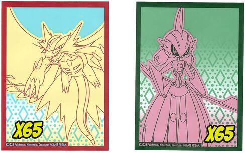 Pokemon Card Sleeves - Iron Valiant & Roaring Moon - Paradox Rift - Salamence Gardevoir - 2 Packs in Saudi Arabia