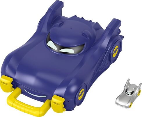 Fisher-Price DC Batwheels Preschool Toy Bat The Batmobile Carrying Case with 1:55 Scale Diecast Car for Ages 3+ Years in Saudi Arabia