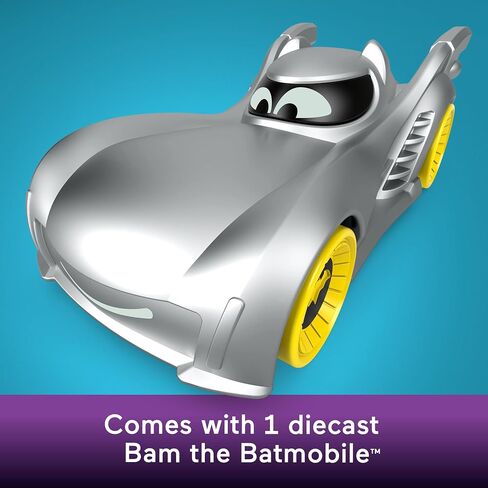 Fisher-Price DC Batwheels Preschool Toy Bat The Batmobile Carrying Case with 1:55 Scale Diecast Car for Ages 3+ Years in Saudi Arabia