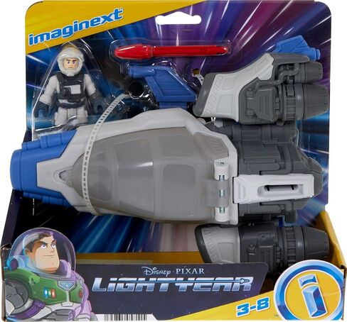 Disney and Pixar Lightyear Toys Imaginext Hyperspeed Explorer XL-01 Spaceship & Buzz Lightyear Figure Set for Pretend Play Ages 3+ Years​ in Saudi Arabia