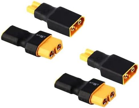 4 قطعة لا أسلاك XT30 إلى XT60 التوصيل أنثى ذكر محول موصل لاسلكي ل RC طائرة بدون طيار FPV سيارة يبو NiMH شاحن بطارية ESC in Kuwait