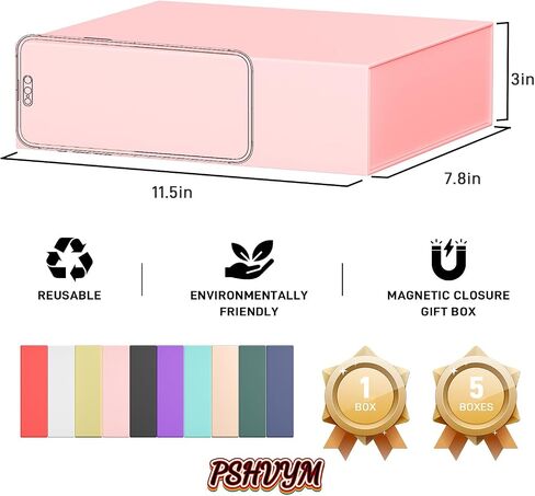 PSHVYM Gift Box 11.5x7.8x3 In, Green Gift Boxes with Lids for Presents in Saudi Arabia