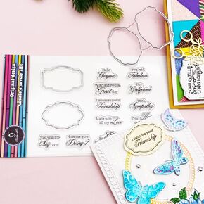 Alinacutle Christmas Man Clear Stamps, Silicon Stamp,Paper Craft Ink Stamps,Scrapbooking and Album, Handmade Card Transparent Stamps