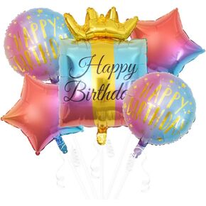 مجموعة بالونات عيد ميلاد سعيد هدية عيد ميلاد من رقائق الفويل لتزيين حفلات أعياد الميلاد للأطفال in Kuwait