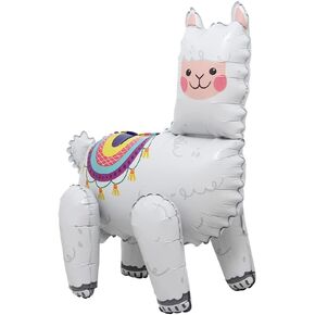 4D Walking Balloons Animal Foil Balloon Lion Panda Alpaca Turtle Cow Horse hippo leopard Ballon Jungle Forest Zoo Theme Baby Shower Birthday Party Supplies (4D Turtle)