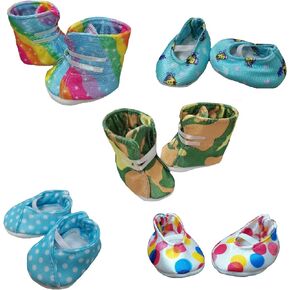 6 قطع من ملابس دمى الأطفال من واكاوفيلينغ لدمى الأطفال من 35.56 سم إلى 38.1 سم، ملابس لدمى حديثي الولادة in Kuwait