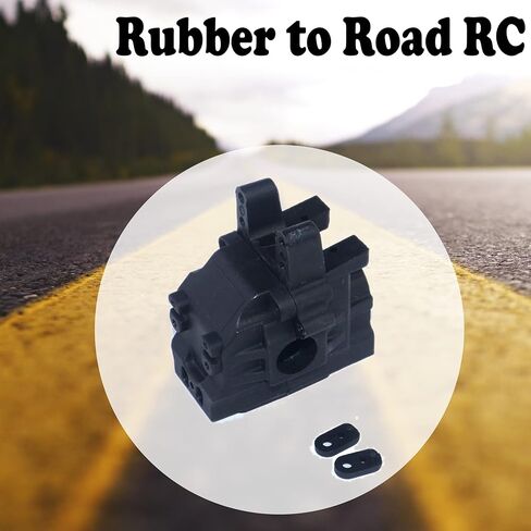 مطاط إلى الطريق RC، صندوق تروس تفاضلية خلفي أمامي، رقم القطعة 8025، قطع غيار سباق ZD بمقياس 1/8 يناسب: شاحنة قراصنة 3 9116 MT8، 9020/BX-8E بوجي، 9021 Truggy | ملحقات ترقية السيارات ZD-8025 in Kuwait