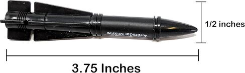 مجموعة العاب الصواريخ المضادة للاشعاع من ميليتاري نافي توي X-58E لمجموعات شخصيات الاكشن الديوراما - 12 قطعة in Kuwait