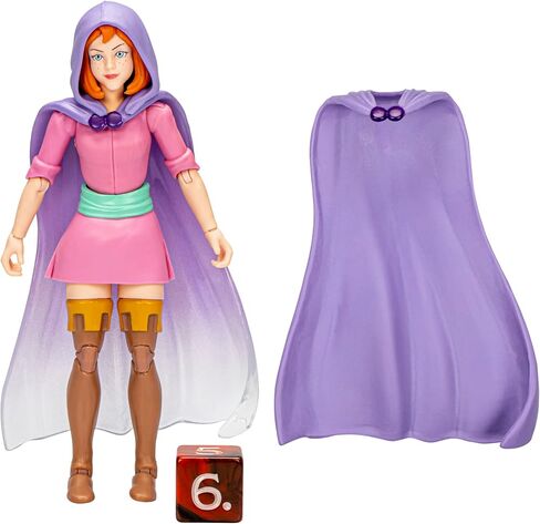 Dungeons & Dragons Cartoon Classics 6-Inch-Scale Sheila Action Figure, D&D 80s Cartoon, Includes d6 from Exclusive D&D Dice Set in Saudi Arabia