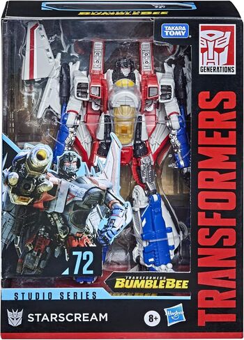 Transformers Toys Studio Series 72 Voyager Class Bumblebee Starscream Action Figure - Ages 8 and Up, 6.5-inch in Saudi Arabia