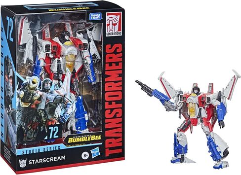Transformers Toys Studio Series 72 Voyager Class Bumblebee Starscream Action Figure - Ages 8 and Up, 6.5-inch in Saudi Arabia