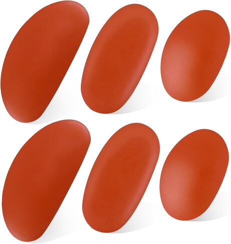 6Pcs Soft Pottery Clay Ribs Soft Rubber Pottery Rib, Silicone Pottery Clay Tools and Supplies, Shaping Tool Set for Clay Pottery, 3 Sizes Mud Clay Tools, Soft Rubber Pottery Rib in Saudi Arabia