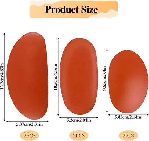 6Pcs Soft Pottery Clay Ribs Soft Rubber Pottery Rib, Silicone Pottery Clay Tools and Supplies, Shaping Tool Set for Clay Pottery, 3 Sizes Mud Clay Tools, Soft Rubber Pottery Rib in Saudi Arabia