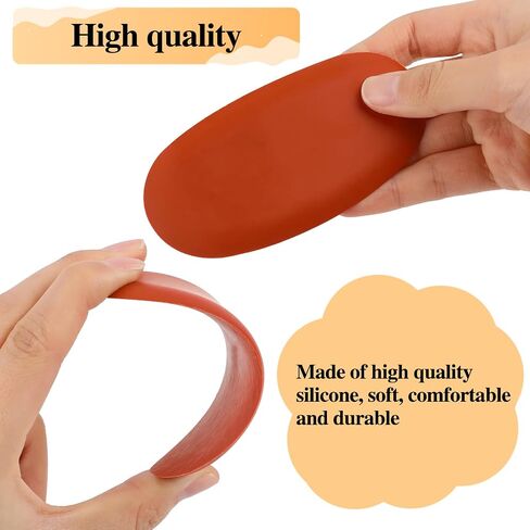 6Pcs Soft Pottery Clay Ribs Soft Rubber Pottery Rib, Silicone Pottery Clay Tools and Supplies, Shaping Tool Set for Clay Pottery, 3 Sizes Mud Clay Tools, Soft Rubber Pottery Rib in Saudi Arabia