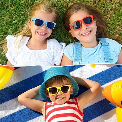 MIAHART Kids Sunglasses Bulk for Boys and Girls Glasses Party Favors for Summer Beach Pool Party Carnival Prizes in Kuwait