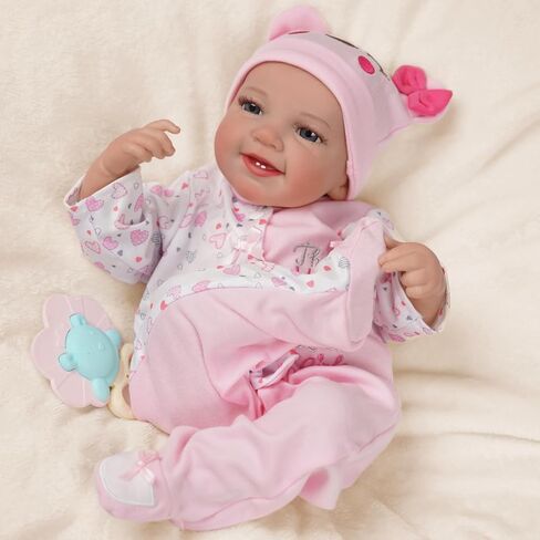 BABESIDE Reborn Baby Dolls Leen 20 Inch New Pink Clothes in Saudi Arabia