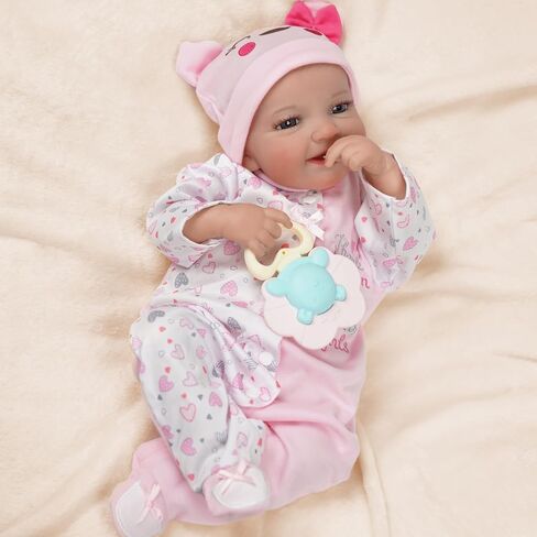 BABESIDE Reborn Baby Dolls Leen 20 Inch New Pink Clothes in Saudi Arabia