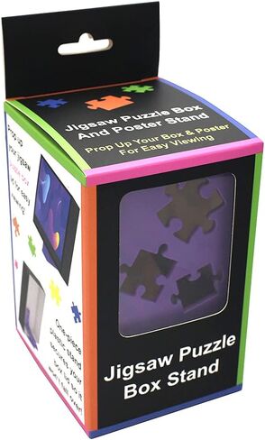 حامل صندوق أحجية الصور المقطوعة الكل في واحد من Puzzle Peak وحامل ملصقات الألغاز لجميع محبي الألغاز - أحمر in Saudi Arabia