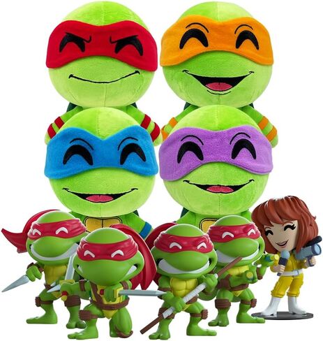 قطيفة Youtooz Chibi Leonardo مقاس 9 بوصات، قطيفة ناعمة محشوة TMNT ليوناردو من سلاحف النينجا المراهقون المتحولون من مجموعة سلاحف النينجا المراهقون المتحولون من Youtooz in Kuwait