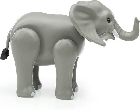لعبة تمثال الفيل، تماثيل حيوانات سفاري كبيرة، ألعاب حيوانات حديقة حيوانات واقعية للأطفال الصغار 3-5، لعبة شخصية بلاستيكية للفيل، شخصية حيوانات برية، مجموعة لعب حيوانات سفاري للأطفال in Kuwait