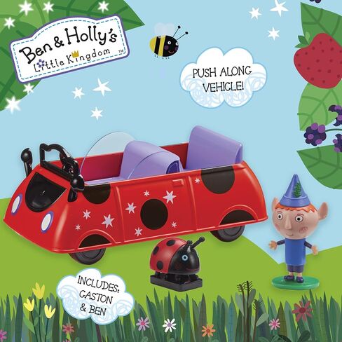 Ben & Holly Ben Elf's Gaston Buggy, Push Along car, Ben and Holly's Little Kingdom, Imaginative Play, Gift for 3-6 Year Old in Kuwait