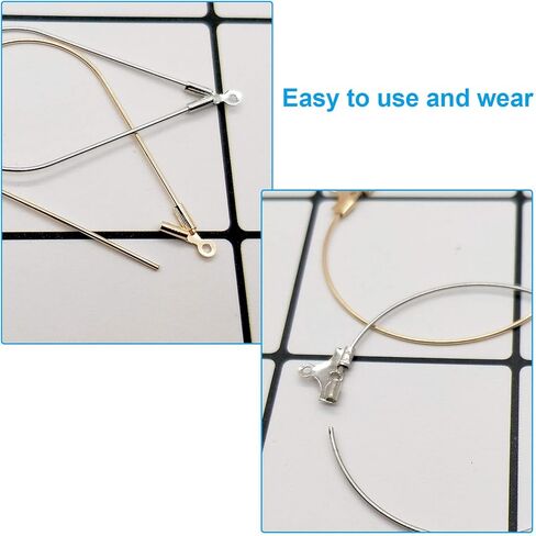 48 قطعة أقراط خرزية طوقية ساحرة المعلقات حلق الدمعة القرط مثلث القرط جولة هوب القرط لصنع المجوهرات DIY الحرف الفن خلق فتاة هدية in Kuwait