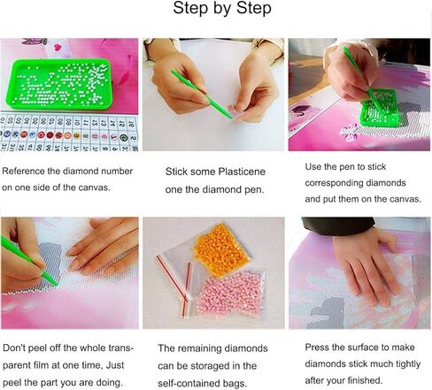 (حصان ملون) - مجموعة رسم ماسي 5 دي بمثقاب كامل، مجموعات رسم حجر الراين الماسي يمكنك صنعها بنفسك للبالغين والاطفال، فن التطريز والحرف اليدوية وديكور المنزل، 50 سم × 41 سم (حصان ملون) in Kuwait