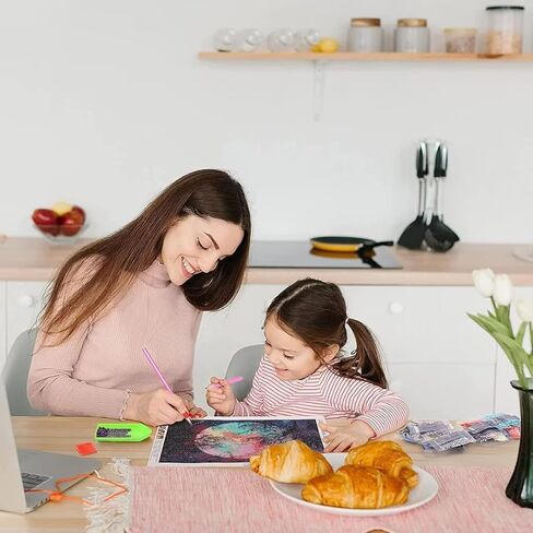 الشتاء مزرعة الخيول والقطط DIY الماس اللوحة 5D كامل جولة الماس الفن كريستال حجر الراين التطريز الفن الحديث ديكور المنزل-ديكور المكتب. (12 × 16 بوصة) in Kuwait