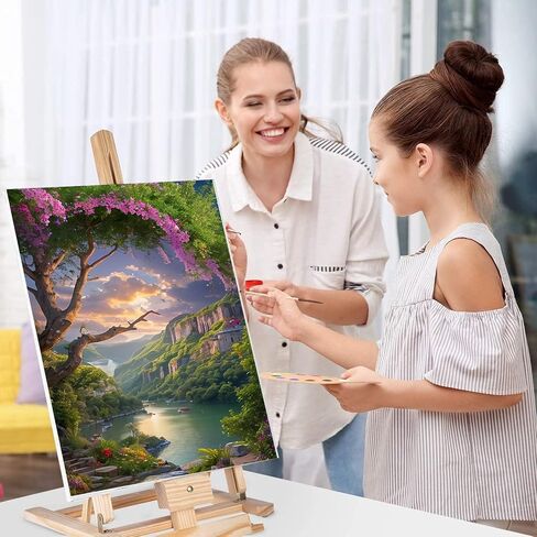 MjhRcll Paint by Number,Paint by Numbers for Adults and Beginner,DIY Acrylic Painting Kits on Canvas Paint by Number Landscape Oil Painting for Home Wall Decor16X20Inch in Kuwait