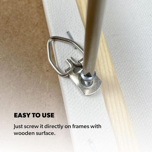 HomeDone D Ring Picture Hangers 100-Pack Heavy Duty with Screws in Kuwait