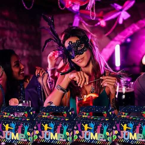 Nuwontun 16 Pieces Trampoline Jump Party Gift Boxes,Jump Birthday Party Decoration in Kuwait