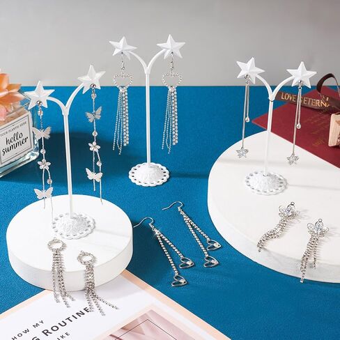 Pandahall 20Pcs Stainless Steel Earring Hooks &16Pcs Brass Sparkling Long Chain Tassel Charm Pendants with & Open Jump Rings for DIY Dangle Earring Pendant Necklace Jewelry Making (Golden) in Saudi Arabia