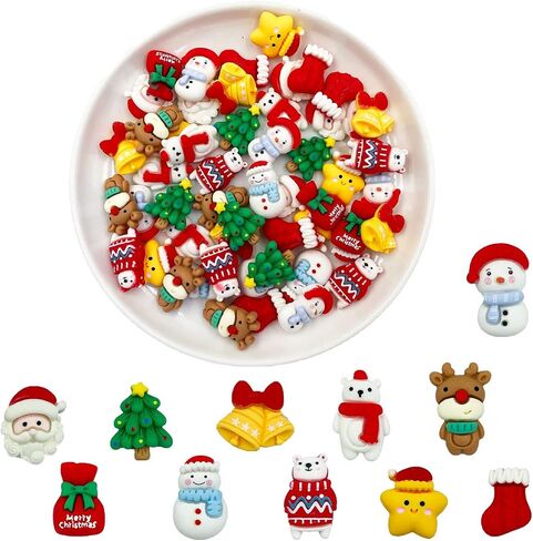 64Pcs Fall Resin Charms Thanksgiving Flatback Charm for Autumn Crafts in Kuwait