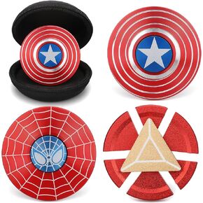 مجموعة فيدجيت سبينرز المعدنية الرائعة، أداة دوارة يدوية بطرف إصبع للبالغين والأطفال، لعبة فيجيتس، ألعاب مكتبية، هدايا أدوات للأعمار من 4 إلى 12 عامًا للأولاد، جوائز، مكافآت، هدايا حفلات عيد الميلاد، حشو حقيبة جودي in Kuwait