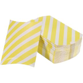 PATIKIL Pillow Boxes, 40 Pcs Wedding Gift Boxes Paper Box 5.5 x 3.9 Inch for Gift Wrap Wedding Parties, Black