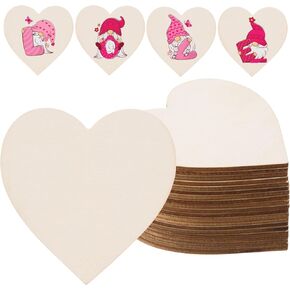 72 Pcs Unfinished Wooden Hearts for Crafts Wood Heart Cutouts Blank Wood Heart Slices Natural Unfinished Wooden Heart Pieces for DIY Crafts Valentine's Day Wedding Party Embellishment,3.94x3.94 Inch in Saudi Arabia