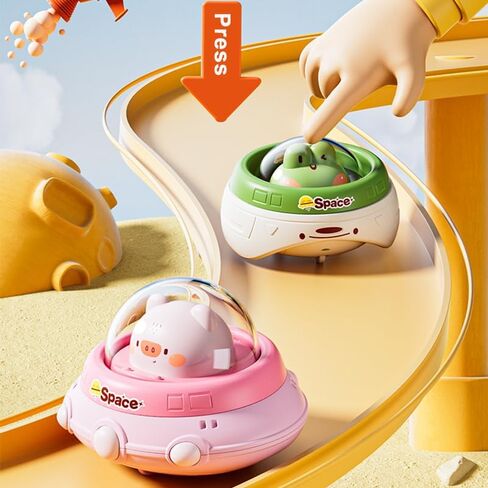 ألعاب الأطفال على شكل سيارة حيوانات من NUMBERFUN، لعبة سيارات الضغط والذهاب للأطفال الصغار من عمر 1 إلى 2 3 سنوات، هدية عيد الميلاد الأولى للأطفال الصغار الذين تتراوح أعمارهم بين 1-2 سنة، ألعاب سيارات للرضع ذات طابع فضائي لصبي وفتاة تبلغ من العمر سنة واحد in Saudi Arabia