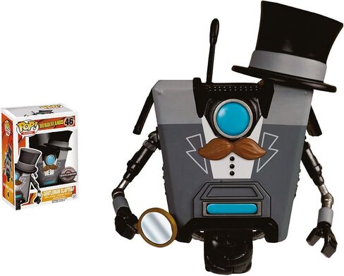 Funko Pop! Games - Borderlands Gentleman Clap Trap Exclusive Vinyl Figure in Saudi Arabia