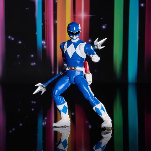 Power Rangers Lightning Collection Remastered Mighty Morphin Blue Ranger 6-Inch Action Figure, Toys for Boys and Girls Ages 4 and Up in Saudi Arabia
