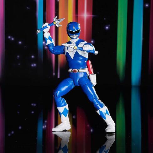 Power Rangers Lightning Collection Remastered Mighty Morphin Blue Ranger 6-Inch Action Figure, Toys for Boys and Girls Ages 4 and Up in Saudi Arabia