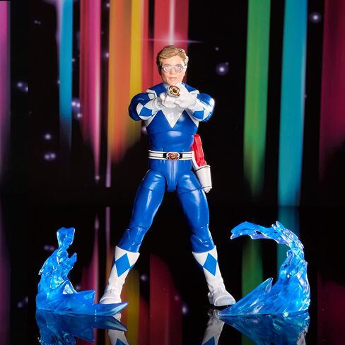 Power Rangers Lightning Collection Remastered Mighty Morphin Blue Ranger 6-Inch Action Figure, Toys for Boys and Girls Ages 4 and Up in Saudi Arabia