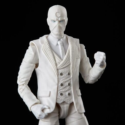 Marvel Legends Series Disney Plus Mr. Knight MCU Series Action Figure 6-inch Collectible Toy, Includes 4 Accessories and 1 Build-A-Figure Part,White in Saudi Arabia