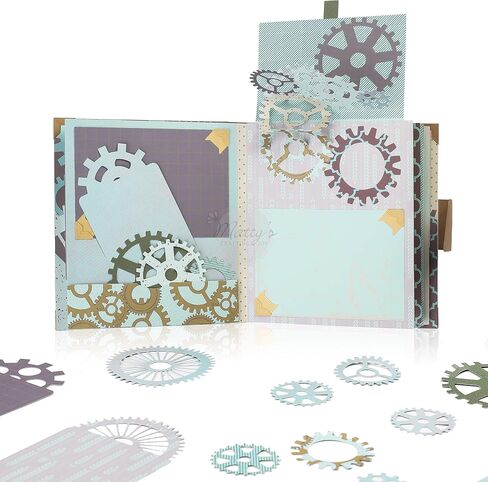 ماتيز كرافتينغ جوي دفتر قصاصات ورقية مزدوج الجوانب بلون تركواز مقاس 12 × 12 من ماسكولين شيك، عبوة من 24 بطاقة ورقية منقوشة بلون ازرق مخضر فاتح in Kuwait