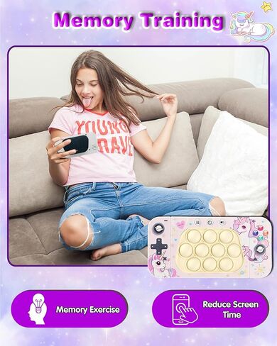 Fast Push Game Fidget Toys for Kids Adults, Push it Fidget Popper Games Quick Push Game Handheld Sensory Console Toys for Kids 6-12, Birthday Gifts for Boys, Girls, Teen (Astronaut) in Kuwait