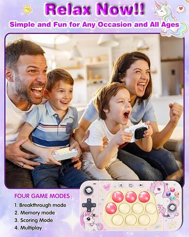 Fast Push Game Fidget Toys for Kids Adults, Push it Fidget Popper Games Quick Push Game Handheld Sensory Console Toys for Kids 6-12, Birthday Gifts for Boys, Girls, Teen (Astronaut) in Kuwait