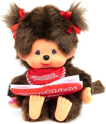 Monchhichi Sekiguchi Sitting & Reading Girl Plush Doll in Saudi Arabia
