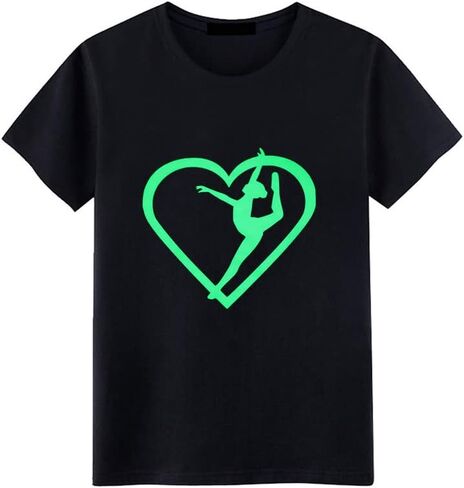 هوهوفيلم تي شيرت فينيل متحرك للحرارة يتوهج في الظلام لحفلات الهالوين للاطفال من الفينيل اللاصق مقاس 20 انش × 12 انش in Kuwait