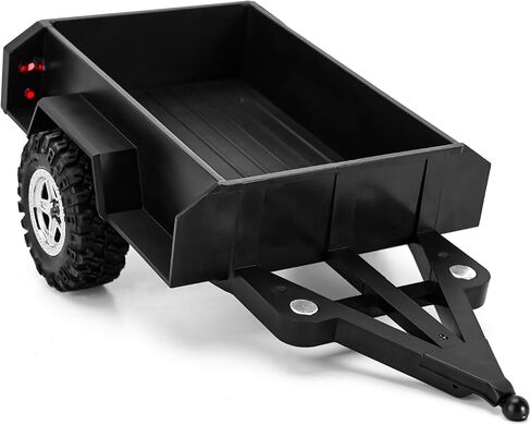 INJORA Utility Trailer with Hitch and Scale Storage Boxes for TRX4M 1/18 RC Crawler Upgrade in Saudi Arabia
