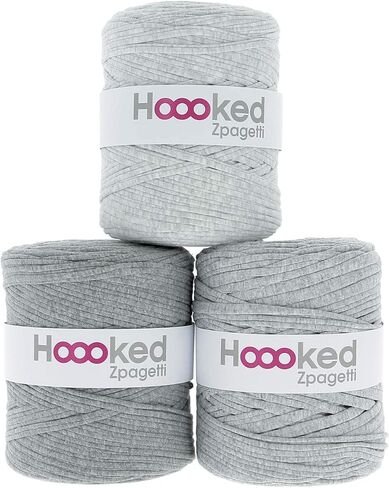 Hoooked Zpagetti Yarn-Sporty Gray - ظلال رمادية متوسطة in Kuwait