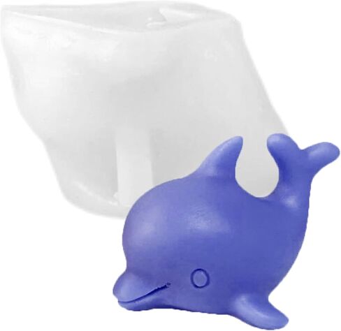 او ان ان بي ان ان قوالب شموع على شكل دولفين، قوالب راتنج ايبوكسي كريستالية لطيفة على شكل دولفين، قوالب سيليكون على شكل دولفين على شكل المحيط، قوالب لصنع الصابون والصلصال والشوكولاتة والكيك in Kuwait